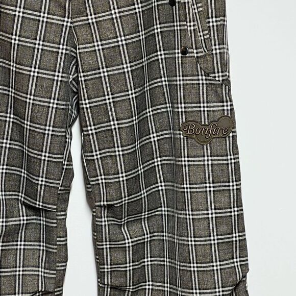 NEW Bonfire Arena plaid Streetwear Inspired Snowboarding Pants Womens Sz M - Picture 4 of 10